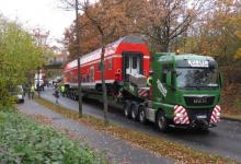 Spedition Kübler - Transport Doppelstockwagen 1