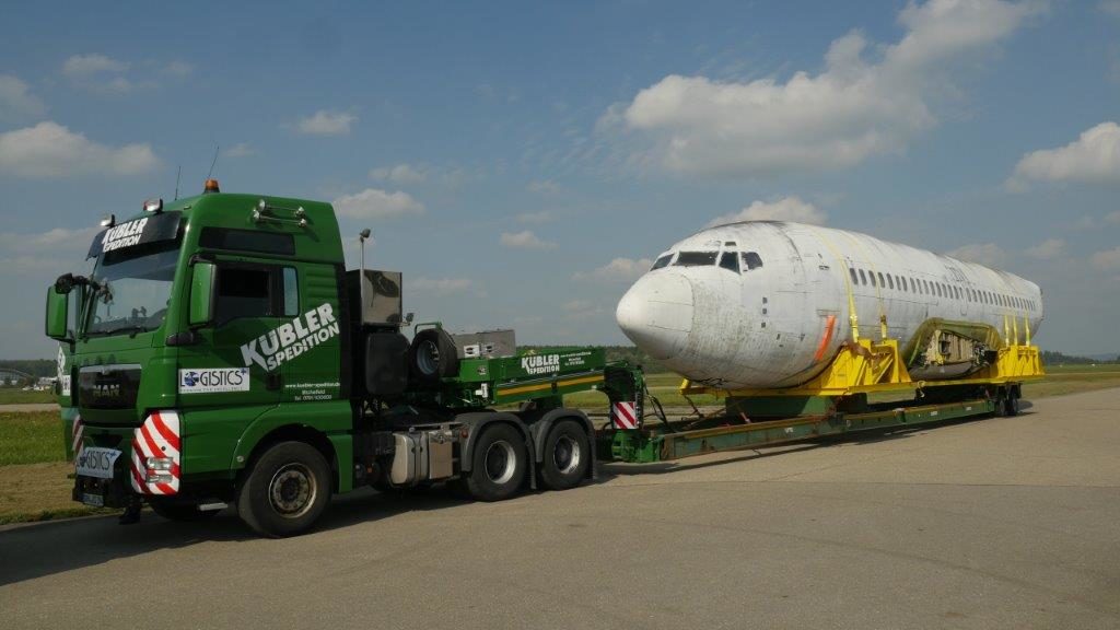 Transport der Landshut - Spedition Kübler